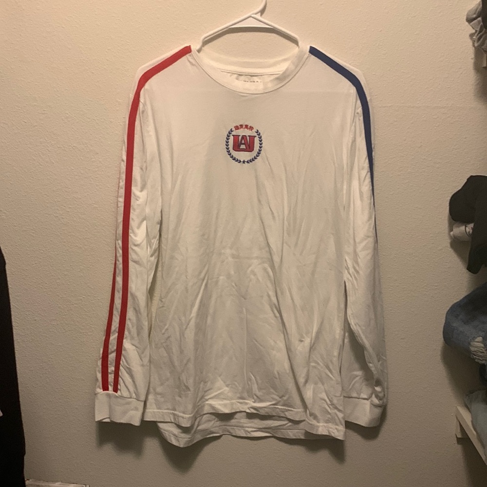 box lunch my hero academia bnha white long sleeve size large